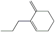 3-Methylene-2-propylcyclohexene Struktur