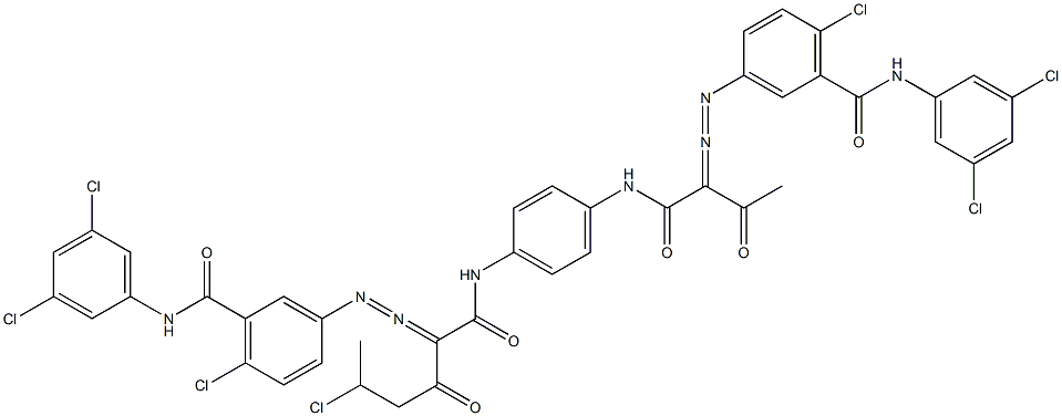 3,3'-[2-(1-Chloroethyl)-1,4-phenylenebis[iminocarbonyl(acetylmethylene)azo]]bis[N-(3,5-dichlorophenyl)-6-chlorobenzamide]|