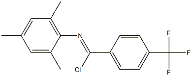  Chloro(4-trifluoromethylphenyl)-N-(2,4,6-trimethylphenyl)methanimine