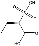 [R,(+)]-2-スルホ酪酸 化学構造式