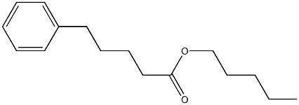 5-Phenylvaleric acid pentyl ester,,结构式