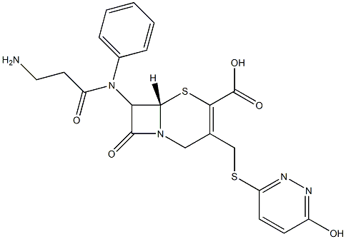 7-[2-(Aminomethyl)phenylacetylamino]-3-[(6-hydroxypyridazin-3-yl)thiomethyl]cepham-3-ene-4-carboxylic acid