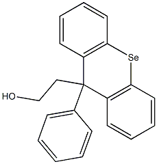 9-(2-Hydroxyethyl)-9-phenyl-9H-selenoxanthene,,结构式