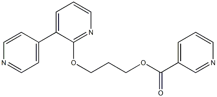 Pyridine-3-carboxylic acid 3-[(3,4'-bipyridin-6-yl)oxy]propyl ester