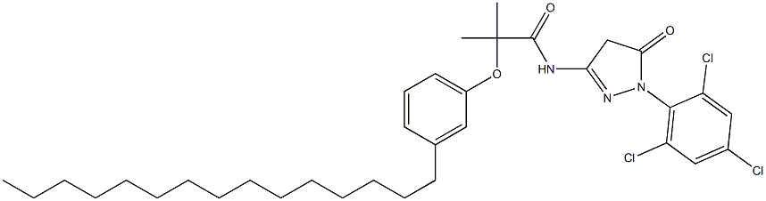  1-(2,4,6-Trichlorophenyl)-3-[2-methyl-2-(3-pentadecylphenoxy)propionylamino]-5(4H)-pyrazolone