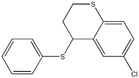 3,4-Dihydro-4-(phenylthio)-6-chloro-2H-1-benzothiopyran