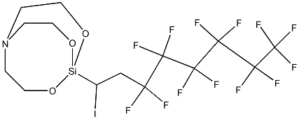 1-(1-Iodo-3,3,4,4,5,5,6,6,7,7,8,8,8-tridecafluorooctyl)-2,8,9-trioxa-5-aza-1-silabicyclo[3.3.3]undecane