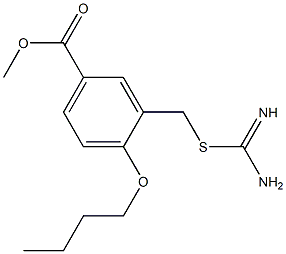 3-[[(Aminoiminomethyl)thio]methyl]-4-butoxybenzoic acid methyl ester