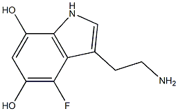  4-Fluoro-5,7-dihydroxy-1H-indole-3-ethanamine