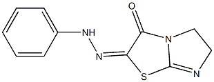 5,6-Dihydro-2-(2-phenylhydrazono)imidazo[2,1-b]thiazole-3(2H)-one