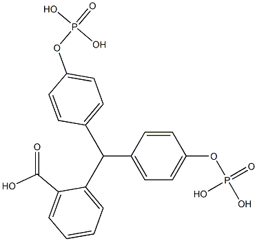 2-[Bis[4-(phosphonooxy)phenyl]methyl]benzoic acid
