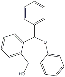 6-(フェニル)-6,11-ジヒドロジベンゾ[b,e]オキセピン-11-オール 化学構造式