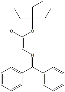 2-[(Diphenylmethylene)amino]-1-[(1,1-diethylpropyl)oxy]ethene-1-olate
