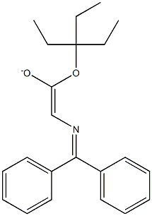 2-[(Diphenylmethylene)amino]-1-[(1,1-diethylpropyl)oxy]ethene-1-olate|