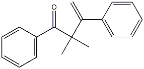 1,3-Diphenyl-2,2-dimethyl-3-buten-1-one,,结构式