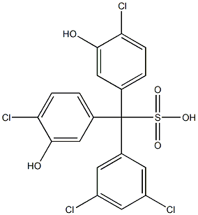  (3,5-Dichlorophenyl)bis(4-chloro-3-hydroxyphenyl)methanesulfonic acid