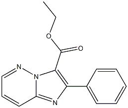 2-Phenylimidazo[1,2-b]pyridazine-3-carboxylic acid ethyl ester Structure