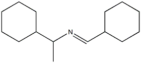 N-(1-Cyclohexylethyl)cyclohexylmethanimine Structure