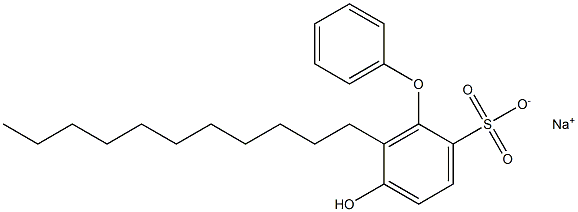 5-Hydroxy-6-undecyl[oxybisbenzene]-2-sulfonic acid sodium salt