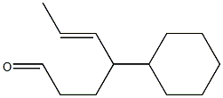  4-Cyclohexyl-4-(1-propenyl)butanal