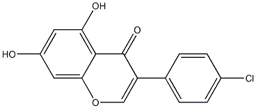 5,7-Dihydroxy-3-(4-chlorophenyl)-4H-1-benzopyran-4-one