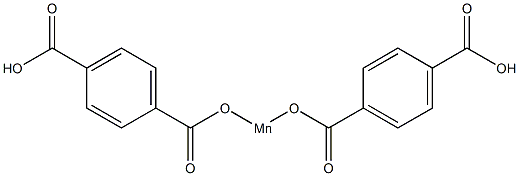 Bis(4-carboxyphenylcarbonyloxy)manganese(II) 结构式