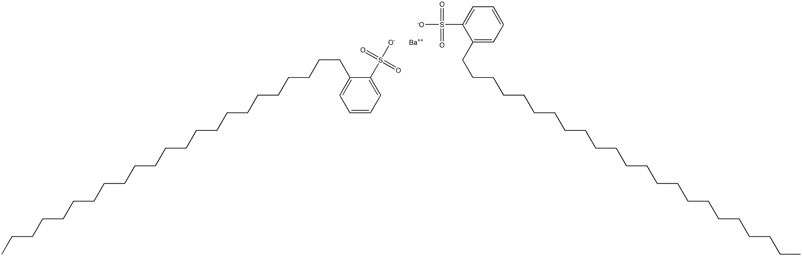 ビス(2-トリコシルベンゼンスルホン酸)バリウム 化学構造式