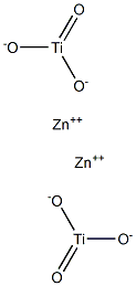 Titanic acid dizinc salt,,结构式