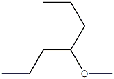 4-Methoxyheptane Structure