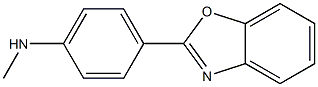 2-[4-(Methylamino)phenyl]benzoxazole,,结构式