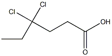 4,4-Dichlorohexanoic acid,,结构式