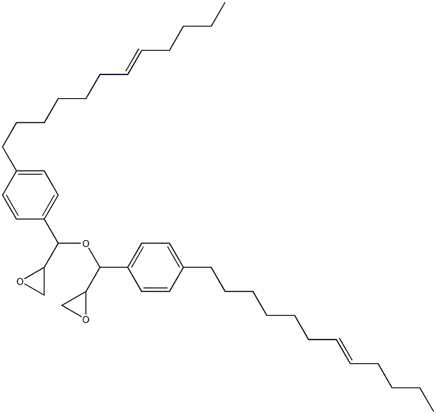 4-(7-ドデセニル)フェニルグリシジルエーテル 化学構造式