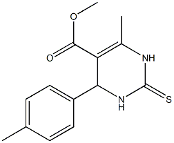 6-Methyl-4-(4-methylphenyl)-2-thioxo-1,2,3,4-tetrahydropyrimidine-5-carboxylic acid methyl ester