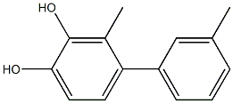 3-Methyl-4-(3-methylphenyl)benzene-1,2-diol|