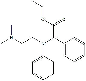 N,2-Diphenyl-N-[2-(dimethylamino)ethyl]glycine ethyl ester Structure