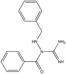 1-Benzylamino-1-benzoylguanidine Structure