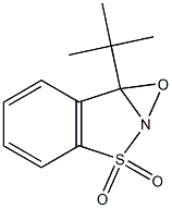 7b-tert-Butyl-7bH-oxazirino[2,3-b][1,2]benzisothiazole 3,3-dioxide Struktur