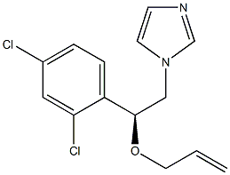 1-[(S)-2-(Allyloxy)-2-(2,4-dichlorophenyl)ethyl]-1H-imidazole 结构式
