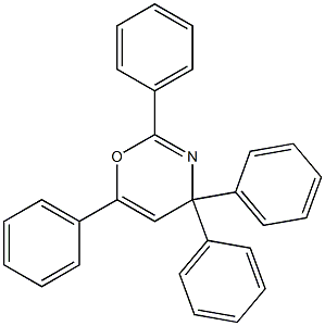 2,4,4,6-Tetraphenyl-4H-1,3-oxazine 结构式