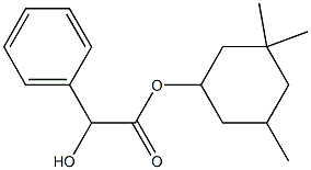 D-Mandelic acid 3,3,5-trimethylcyclohexyl ester Structure