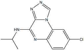 4-Isopropylamino-8-chloro[1,2,4]triazolo[4,3-a]quinoxaline,,结构式