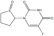 2-(5-Fluorouracil-1-yl)tetrahydrothiophene 1-oxide 结构式