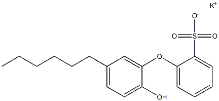 2'-Hydroxy-5'-hexyl[oxybisbenzene]-2-sulfonic acid potassium salt|