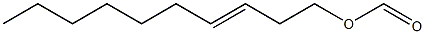 Formic acid 3-decenyl ester Structure