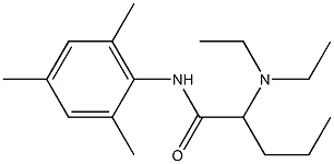 2-(Diethylamino)-N-(2,4,6-trimethylphenyl)valeramide,,结构式
