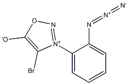 4-Bromo-3-[2-azidophenyl]-1,2,3-oxadiazol-3-ium-5-olate