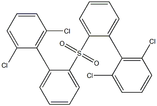 2,6-Dichlorophenylphenyl sulfone,,结构式