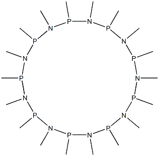 Octadecamethyl-1,3,5,7,9,11,13,15,17-nonaaza-2,4,6,8,10,12,14,16,18-nonaphosphacyclooctadecane