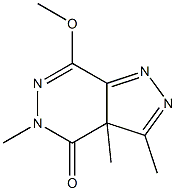  3,3a,5-Trimethyl-7-methoxy-3aH-pyrazolo[3,4-d]pyridazin-4(5H)-one