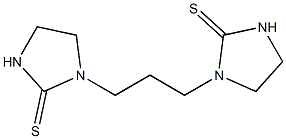 1,1'-(Trimethylene)bis(2-imidazolidinethione) Structure